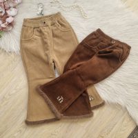 شلوار مخمل کبریتی دخترانه بوتکات